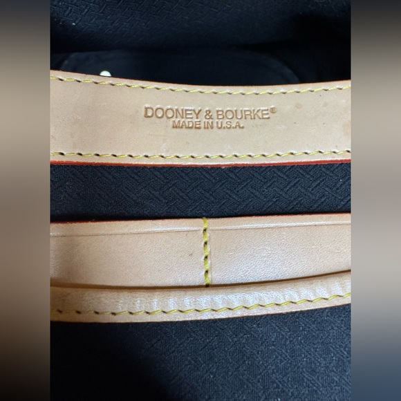 Dooney USA Cabriolet Canvas and Leather Bucket Bag - Picture 4 of 13